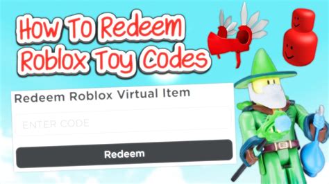 How To Redeem Roblox Toy Codes In 2024 YouTube