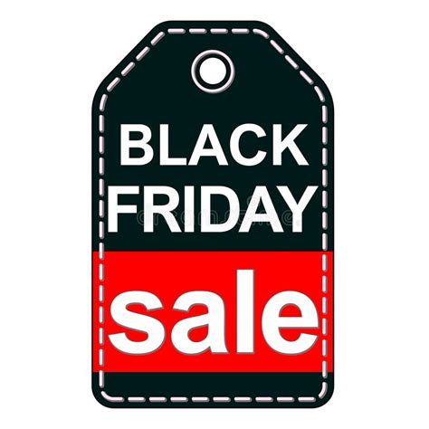 Black Friday Sale Vector Sticker Set Isolated On White Background
