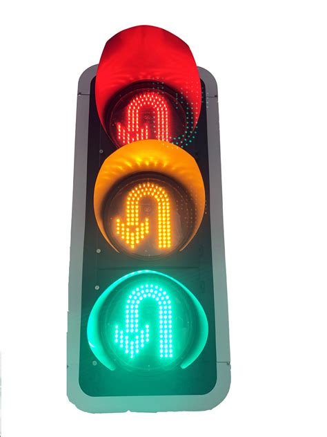300mm Led Traffic Light Module With U Turning Display For Traffic