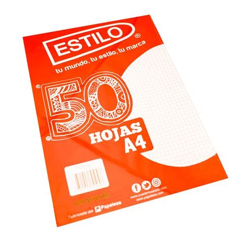 Hojas Formato A4 50 Hojas Gotticlub