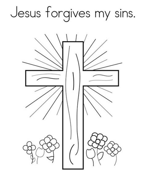 Lords Prayer For Forgiveness Coloring Page Coloring Sky