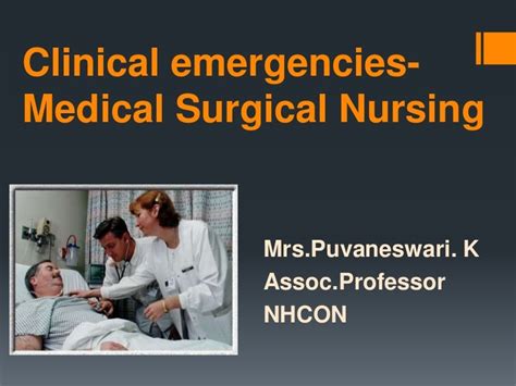Clinical Emergencies Medical Surgical Nursing 25 4 2014