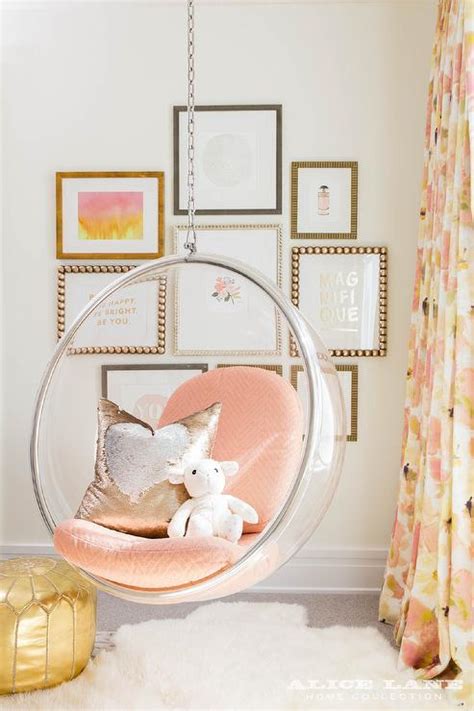 Desk chairs for girls 426422 collection of interior design and decorating ideas on the littlefishphilly.com. Girls Room with White Hanging Chairs - Contemporary - Girl ...