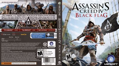 Assassins Creed Iv Black Flag Dvd Cover 2013 Usa Xbox One