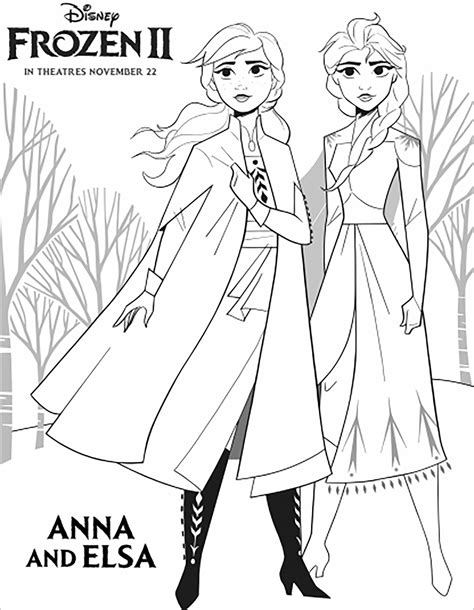 Elsa Coloring Pages for Children