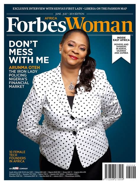 Zurumnewsdigest Forbes Woman Africa Features Nigerias Arunma Oteh