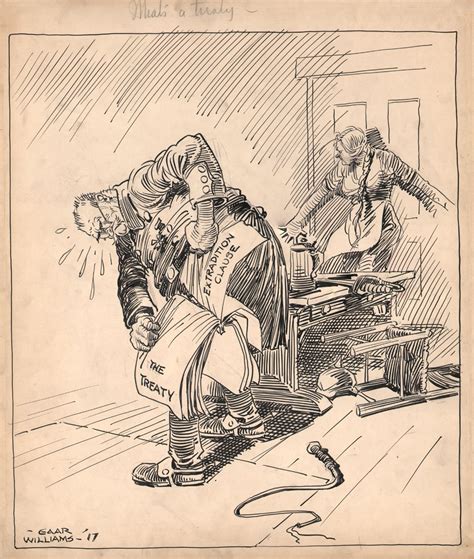 Gaar Williams Wwi Political Cartoon 1917 In Rob Stolzers Williams