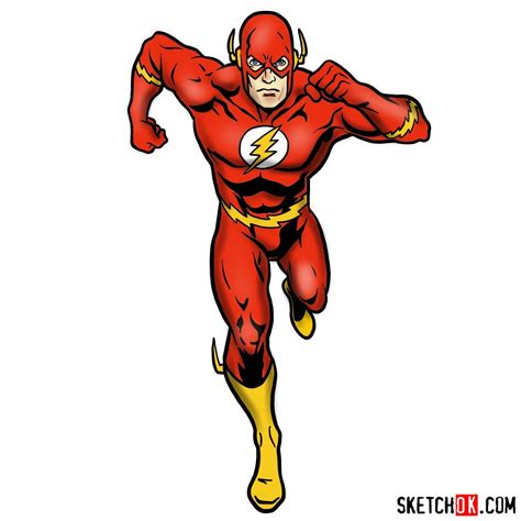 How To Draw The Flash Superhero Mailliterature Cafezog