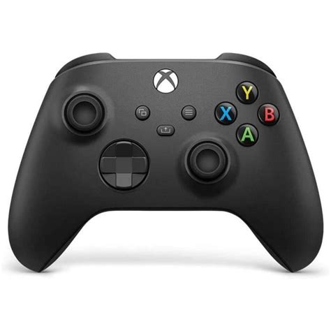 Manette Xbox Noire Sans Fil Carbon Black Cdiscount Informatique