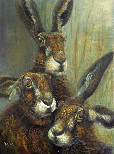 Rabbits And Hares In Art Rabbit Art Rabbit Painting Hare Painting