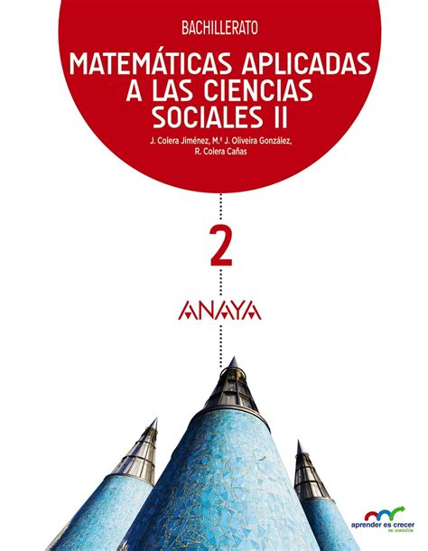 Libro Matemáticas Aplicadas a las Ciencias Sociales II 2º Bachillerato