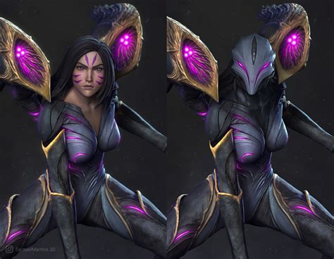 KaiSa League Of Legends Fan Art Collectible Statue ZBrushCentral