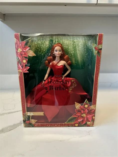 mattel 2022 holiday barbie signature doll walmart exclusive red hair redhead nib 49 99 picclick