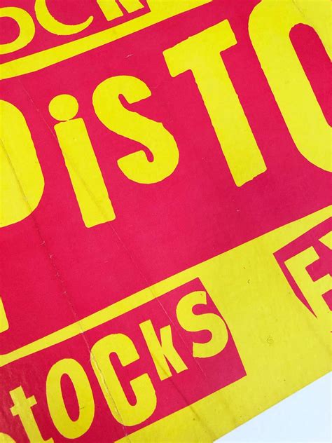 Sex Pistols Original Vintage Promo Banner Poster British 1977 At 1stdibs