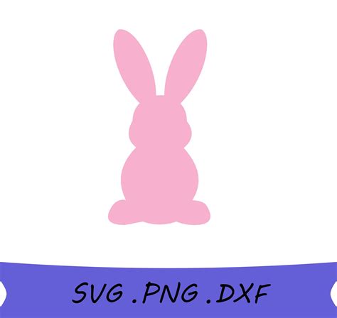 Bunny Svg Bunny Silhouette Svg Bunny Png Rabbit Silhouette Etsy Canada