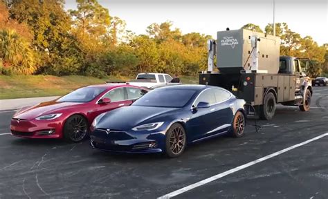 Other ice cars that get 4.4 seconds 0 to 60 get 12.8 to 12.9 second 1/4 mile runs. This is what it takes to set a Tesla P100D 1/4 mile world ...