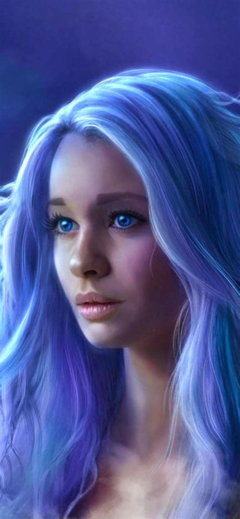 Blue Hair Girl Wallpapers Top Free Blue Hair Girl Backgrounds Wallpaperaccess