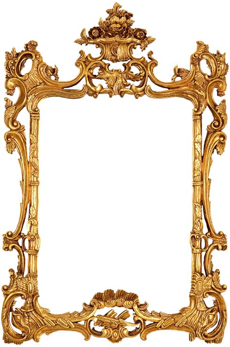 Decorative Gold Frame Png
