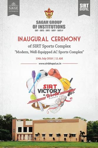 Sports Complex Inauguration At Sirt Bhopal Sports Complex Flickr
