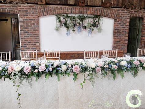 Wedding Top Table Flowers Laurel Weddings