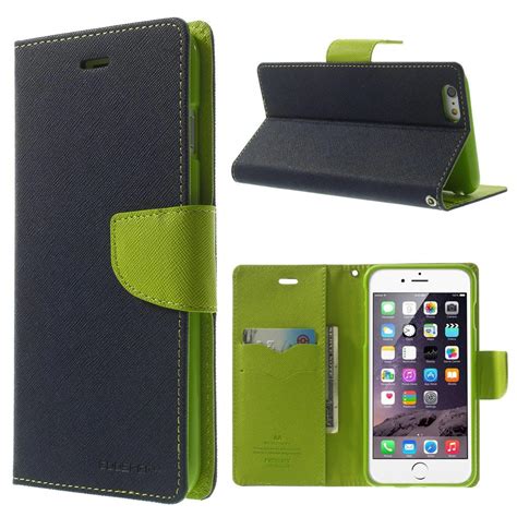 There may be similar options available for the iphone 6 plus, but these are designed with the slim, smaller design of the iphone 6. Apple iPhone 6 Plus Blue Fancy Wallet Case