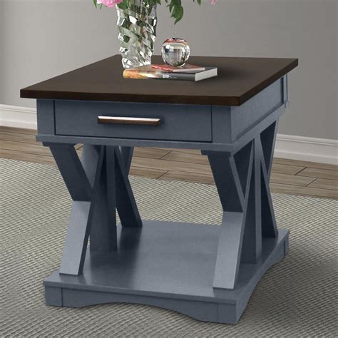 Parker House Americana Modern Farmhouse Style 1 Drawer End Table