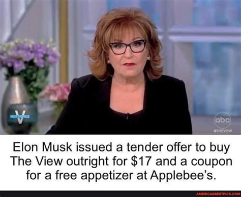 Did Elon Musk Offer To Buy Abcs The View Juicygoofy