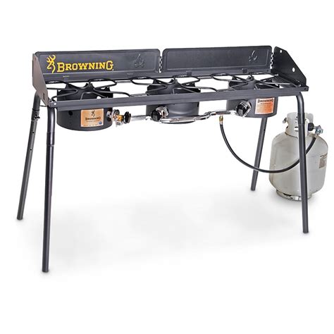 Browning 3 Burner Propane Camp Stove By Camp Chef 622146 Stoves At