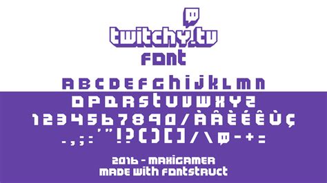 Twitchytv Font By Maxigamer On Deviantart