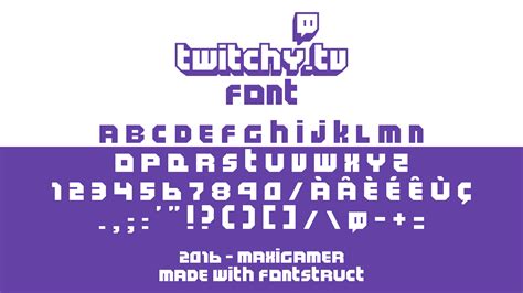 Twitchy.TV FONT by MaxiGamer on DeviantArt