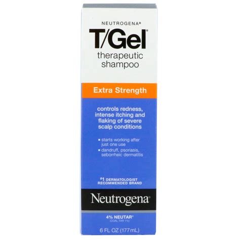 Neutrogena Tgel Therapeutic Shampoo Extra Strength 6 Fl Oz 177 Ml