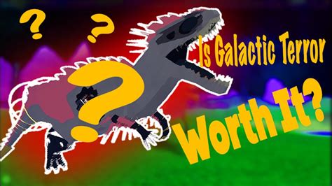 Dinosaur Simulator Is Galactic Terror Worth It Pvp Test Youtube