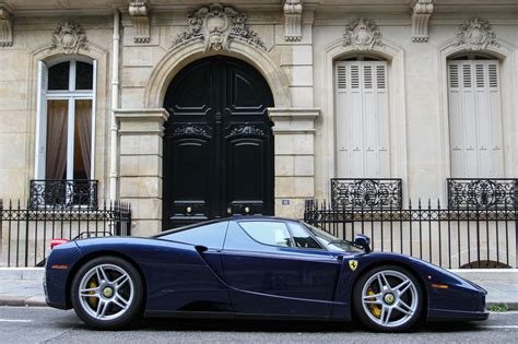 Ferrari Enzo Supercars Cars Italia Blue Bleu Wallpapers Hd