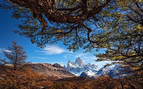 Argentina Chile Border Patagonia Monte Desert Mount Fitz Roy