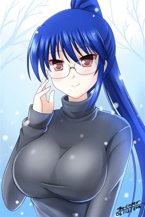 Wallpaper Illustration Anime Girls Glasses Cartoon Black Hair