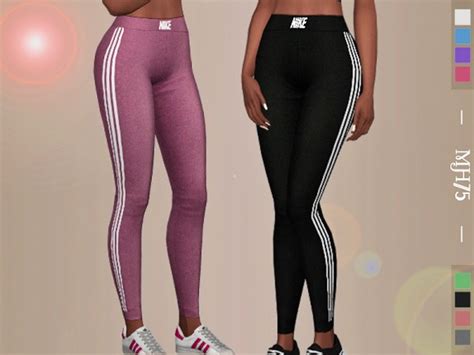 The Sims Resource Sports Leggings By Margeh 75 Sims 4 Downloads