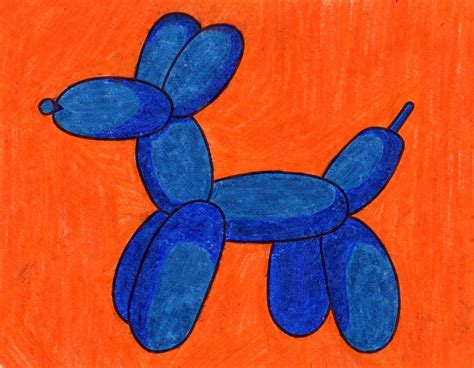 Jeff Koons Balloon Dog Painting