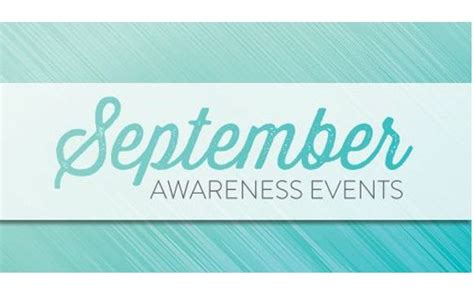 Awareness Events In September By Branding