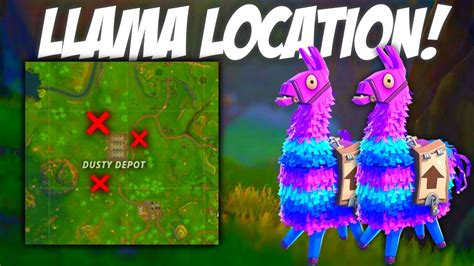 How I Always Find Llamas In Fortnite Best Llama Loaction YouTube