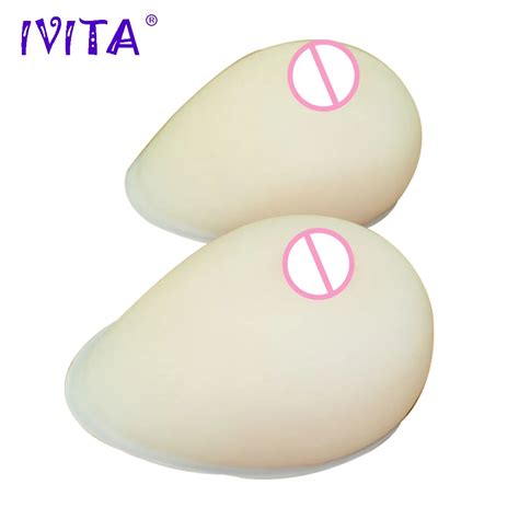 Aliexpress Buy IVITA 4100g Pair Silicone Breast Forms Huge
