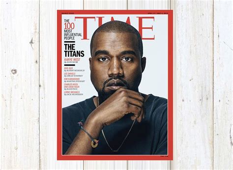 Kanye West In Time Magazine Cover Kanye West Poster Kanye West Art