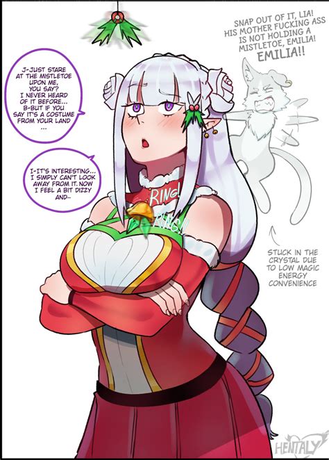 Rule 34 1girls Big Breasts Comic Dialogue Emilia Re Zero Female Only Hentaly Hypnosis Mind