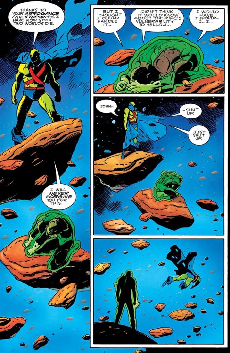 Green Lantern Vs Martian Manhunter From Cosmic