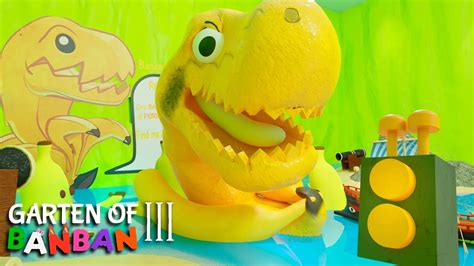 Garten Of Banban Meeting With Bananasaurus Rex Gameplay Youtube
