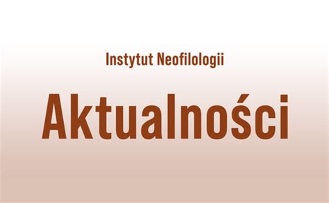 instytut neofilologii