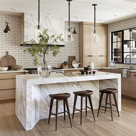 58 Most Stunning Modern Marble Kitchen 25 Kitchendecorpad Modern