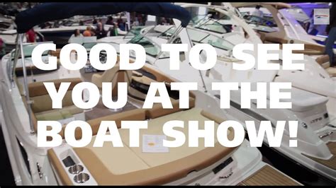 Thank You For Coming To The Boat Show Youtube