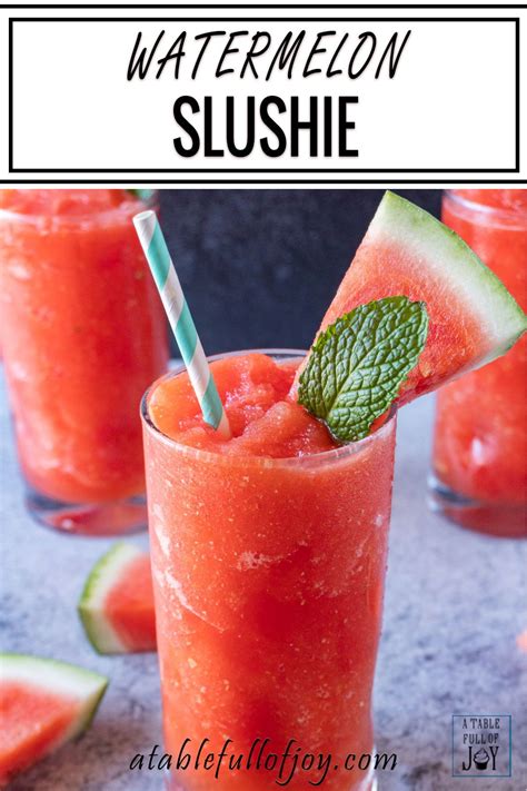 This Fun Watermelon Slushie Is Perfect To Cool Down This Summer