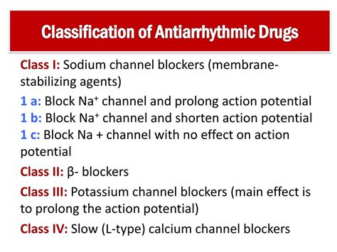 Ppt Anti Arrhythmic Drugs Powerpoint Presentation Free Download Id