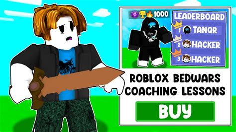 I Was Hired To Coach A Noob To Pro In Roblox Bedwars Youtube